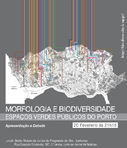 Apresentação: «Morfologia e biodiversidade nos espaços verdes da cidade do Porto»