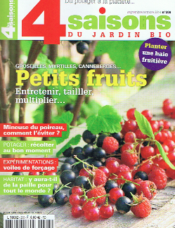 Remontando aos anos 1960, o movimento pela agricultura biológica em França ficou marcado pelos escritos de Claude Aubert e pela associação Nature & Progrès, antecedentes desta 4 saisons. Capa do n.º 208, de setembro-outubro 2014