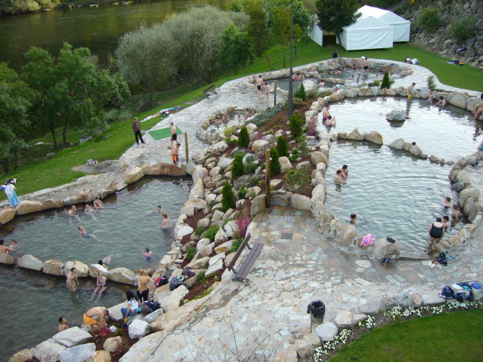 Termas no Rio Minho, em Ourense.